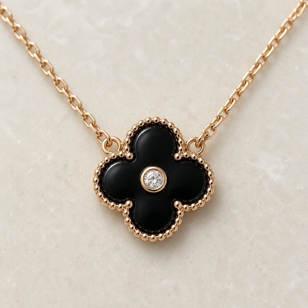 Van Cleef & Arpels Elegant Signature Necklace Style 5 | New with Box - Picture 2 of 9